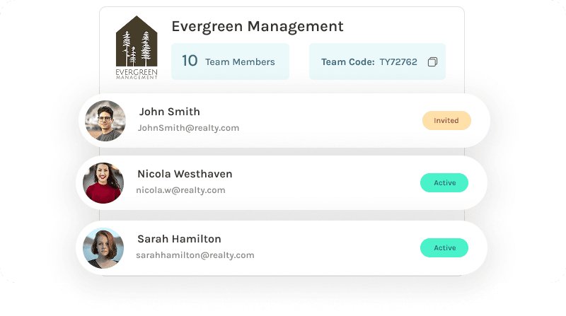 Team Management feature illustration